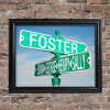 Color Street Sign Frame